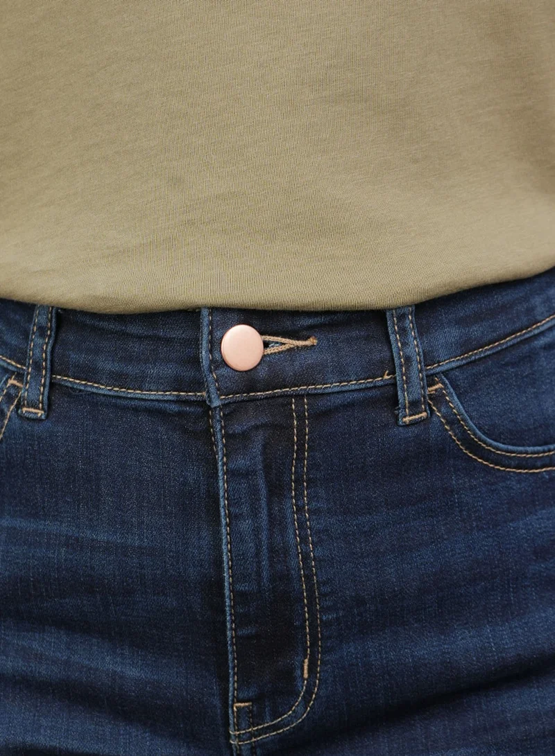 GIORDANO  Women’s High-Waist Slim Tapered Denim Jeans for Women | Best Price UAE